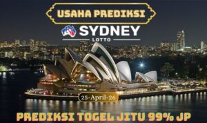 Prediksi Togel Sydney Lotto 25 April 26